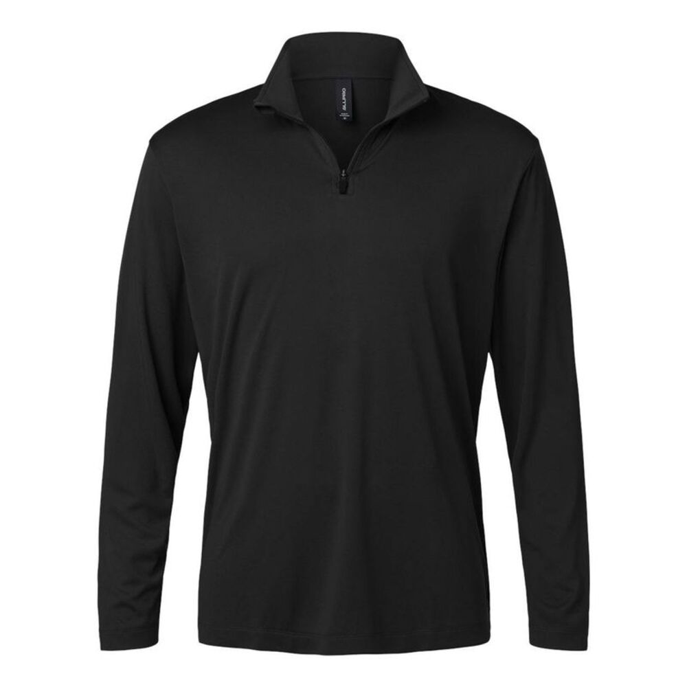 AllPro Pro-Lock Performance Quarter-Zip Pullover / Black